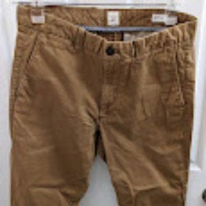 GAP Men Slim Brown Chino Pants 32 X 30.